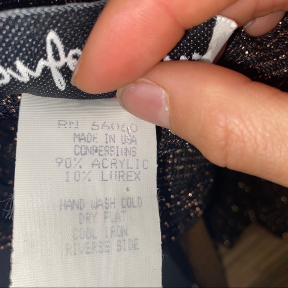 SOLD Vintage sparkly two piece set sz s - Picture 11 of 11